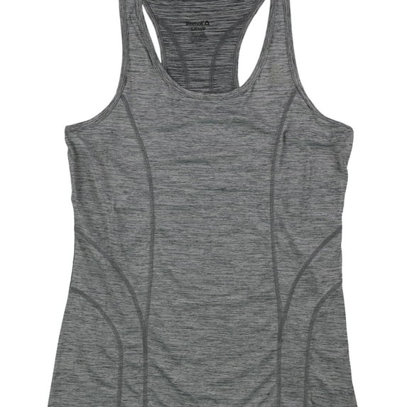 Reebok Womens Racerback Tank Top, Grey, Large