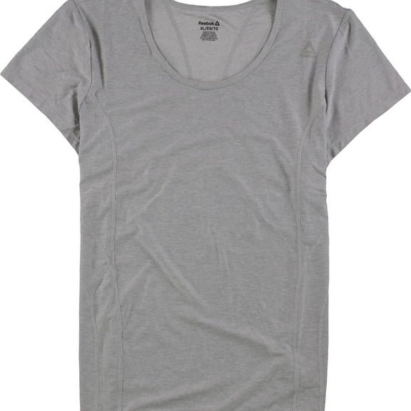 Reebok Womens Reversed Marled Basic T-Shirt