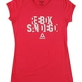 thumbnail image 1 of Reebok Womens San Diego Graphic T-Shirt, Pink, X-Small, 1 of 2