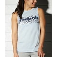 thumbnail image 1 of Reebok Womens Seaworn Logo Tank Top,Gab Grey,M, 1 of 1