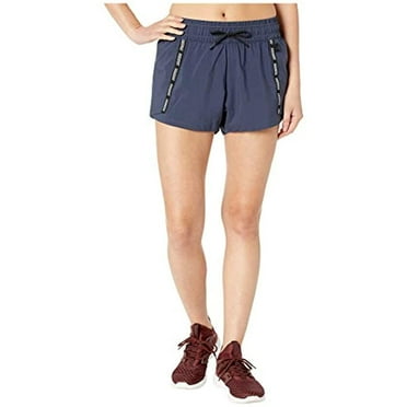 Reebok Womens See You There Athletic Workout Shorts, Blue, Medium