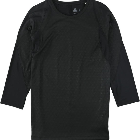 Reebok Womens SmartVent Technology Basic T-Shirt, Black, Small