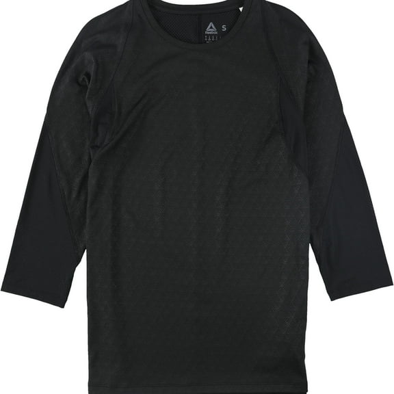 Reebok Womens SmartVent Technology Basic T-Shirt, Black, Small