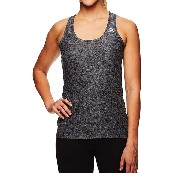 Reebok Womens Space Dye Print Racerback Tank Top