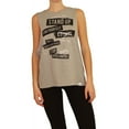 thumbnail image 1 of Reebok Womens Stand Up Stop Apologizing Tank Top, Grey, Small, 1 of 1