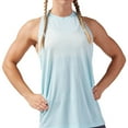 thumbnail image 1 of Reebok Womens Supremium Sleeveless Basic T-Shirt, Blue, XX-Small, 1 of 2
