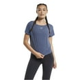 thumbnail image 1 of Reebok Womens TS ActivChill Style Graphic T-Shirt, Blue, Small, 1 of 4