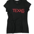 thumbnail image 1 of Reebok Womens Texas Graphic T-Shirt, Black, Large, 1 of 2