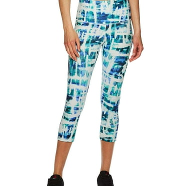 Reebok Womens Tye Dye Highrise Compression Athletic Pants