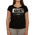 thumbnail image 1 of Reebok Womens UFC HRSD Graphic T-Shirt, Black, X-Large, 1 of 5