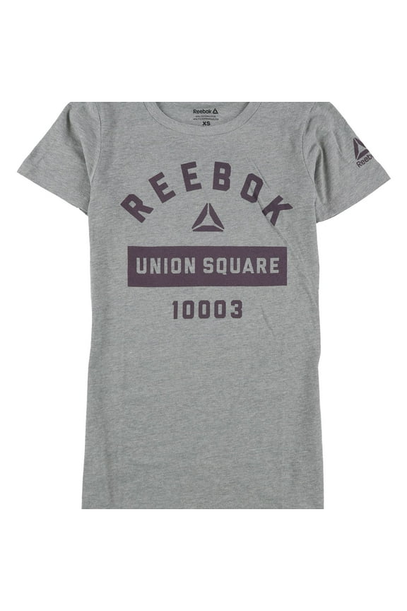 Womens Union Square Graphic T-Shirt, Grey, X-Small
