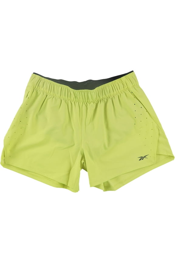 Womens United By Fitness Athletic Workout Shorts, Green, Small