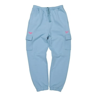 Reebok Womens Wonder Woman Track Relaxed Athletic Pants, Blue, X-Small