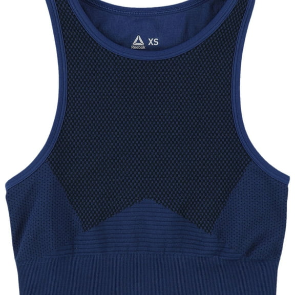 Reebok Womens Workout Ready Sports Bra, Blue, X-Small
