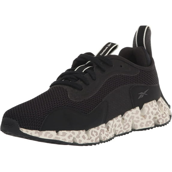 Reebok Womens Zig Dynamica Sneaker 6.5 Black/Rose Gold/Chalk