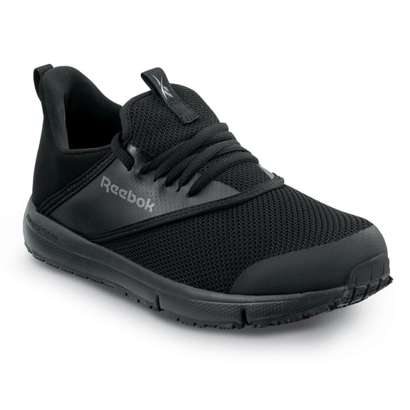 Reebok Work DayStart Work, Women's, Black, Soft Toe, EH, MaxTRAX Slip Resistant, Low Athletic, Work Shoe (5.5 M)