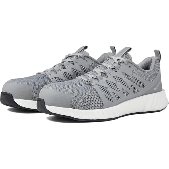 Reebok Work Fusion Flexweave Sneakers Women's US 8.5 Gray Athletic Shoes KHD055