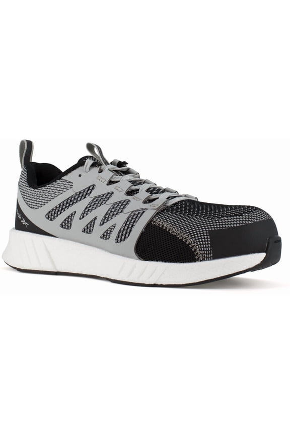 Fusion Flexweave Work, Men's, Grey/White, Comp Toe, EH, Low Athletic, Work Shoe (11.5 M)