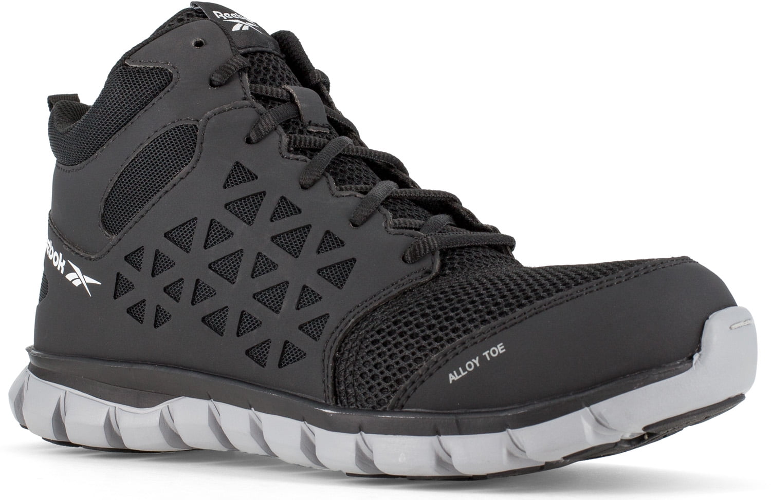 Reebok Work Mens Sublite Cushion Mid Alloy Toe Esd Work Safety Shoes Casual Walmart