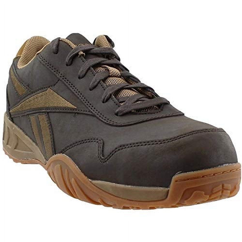 Reebok Work Men\'s Euro Casual Oxford Composite Toe Work Shoe Brown - RB1940- 9W Reebok Work Men main image 2