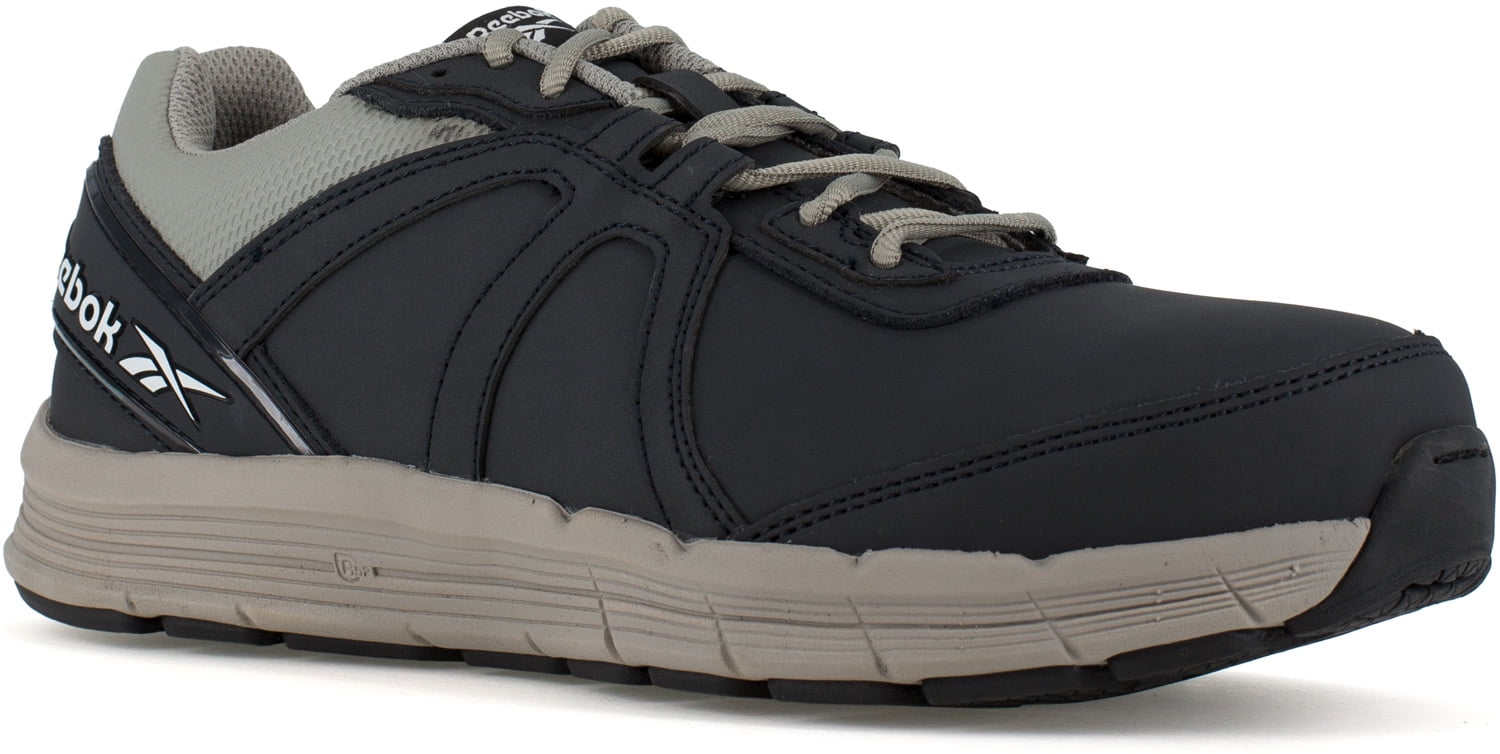 Reebok Men\'s Gray and Red Work Steel Toe Shoes 11.5M Reebok Men main image 3