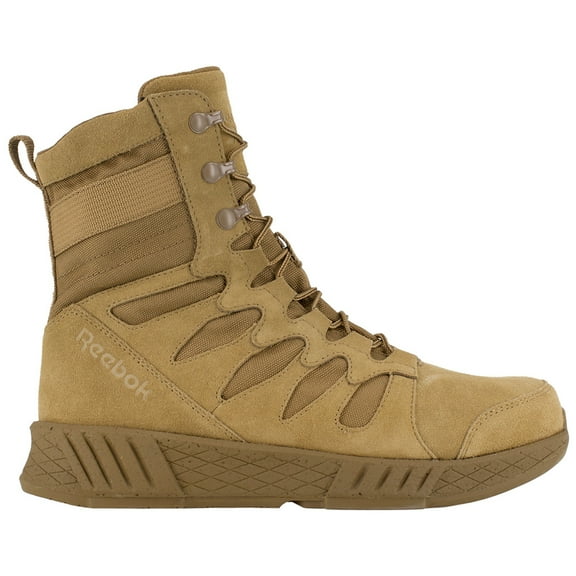 Reebok Work Men's 8" Floatride Energy Tactical Boot with Side Zipper Coyote - RB4365