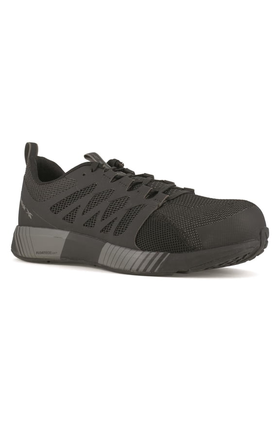 Men's Fusion Flexweave Comp Toe Athletic Work Shoes Black/Gray 11.5 2E (Wide)