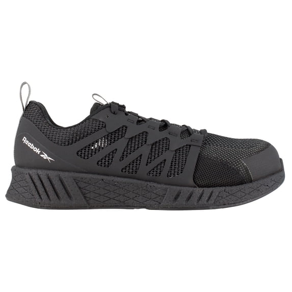 Reebok Men's Fusion Flexweave Comp Toe Athletic Work Shoes Black 7 2E (Wide)