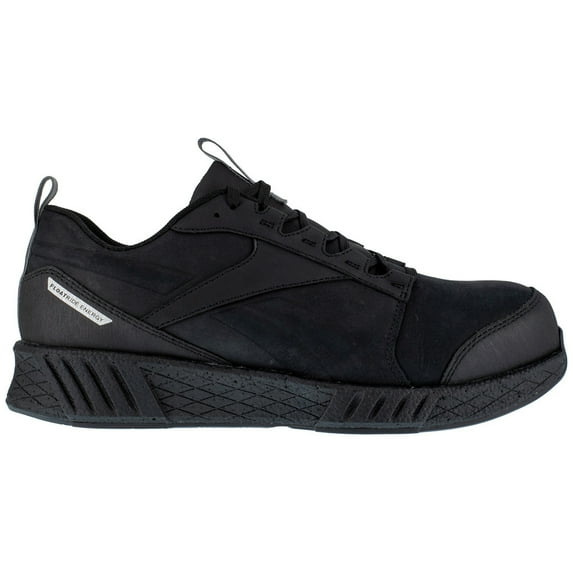 Reebok Work Men's Fusion Formidable Composite Toe Athletic Work Shoe Black/Black - RB4300