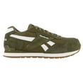 thumbnail image 1 of Reebok Harman Work Men's Leather & Suede Composite-Toe Shoes Color: Green Size: 10.5, 1 of 4