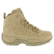 Reebok Mens 6 Rapid Response RB Stealth Side Zip Combat Boots, Desert Tan 10D Medium