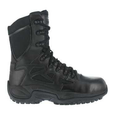 Reebok Work Mens Rapid Response Rb 8 Inch Soft Toe Eh   Work Safety Shoes