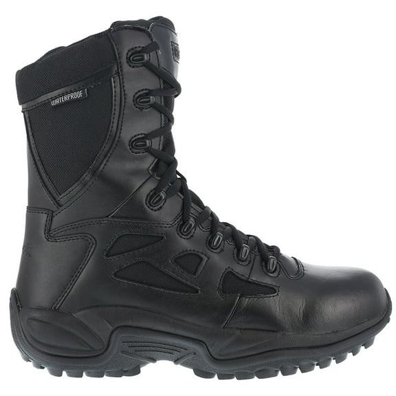 Reebok Men's Rapid Response 8" Work Boot Round Toe Black 7 EE  US