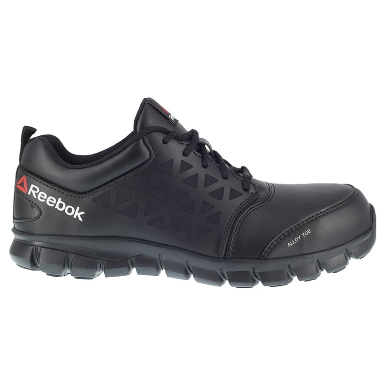Reebok Cushion Work Men\'s All-Black Mesh Athletic Work Shoe Comp Toe Size 11.5M Reebok Work Men main image 2