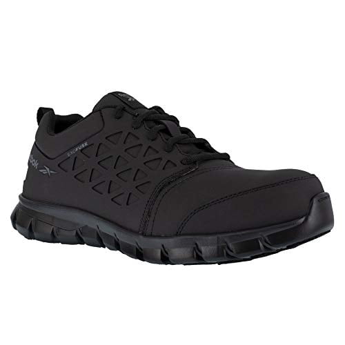 Reebok Work Mens Sublite Cushion Exofuse Slip Resistant Composite Toe