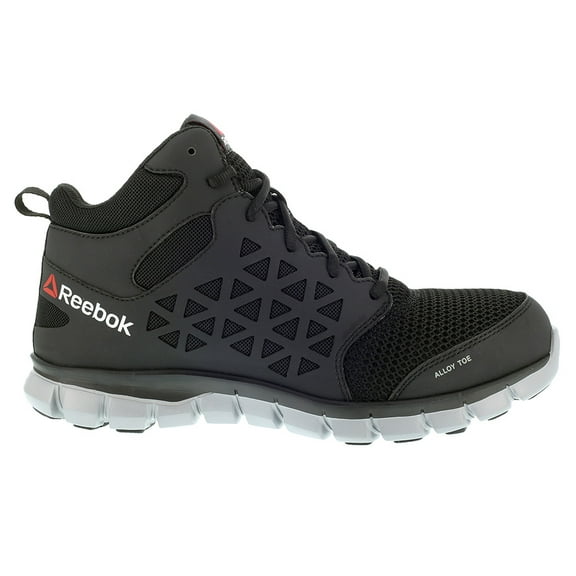 Reebok Work Mens Sublite Cushion Mid Slip Resistant Alloy Toe