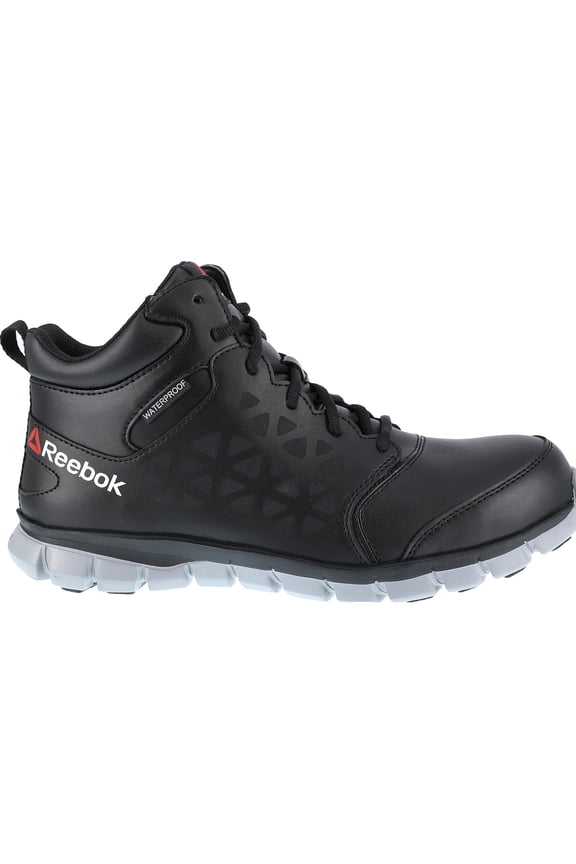 Reebok Sublite Cushion Work Men's Composite Toe Electrical Hazard Waterproof Mid-Cut Athletic Shoe