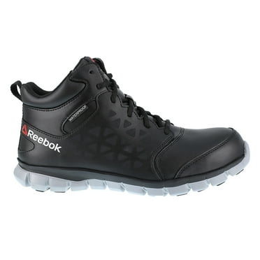 Reebok Work Mens Sublite Cushion Mid Waterproof Composite Toe Eh   Work Saf