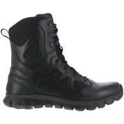 Reebok 8" Sublite Cushion Mens Waterproof Tactical Boots Black 11 2E Wide