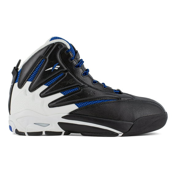 Reebok Work Mens The Blast Composite Toe EH Work Boot Black White Blue RB9403