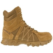 Reebok Mens Trailgrip Tactical 8" Side-zip Composite Toe Tactical Boots Coyote 13 2E Wide
