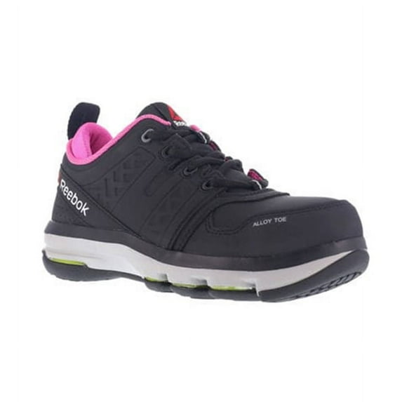 Reebok Work Women's DMX Flex Alloy Toe Work Shoe Black/Pink - RB361