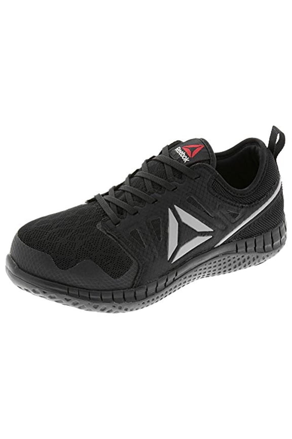 Women's Zprint Steel Toe ESD Athletic Work Shoe Black/Grey - RB251