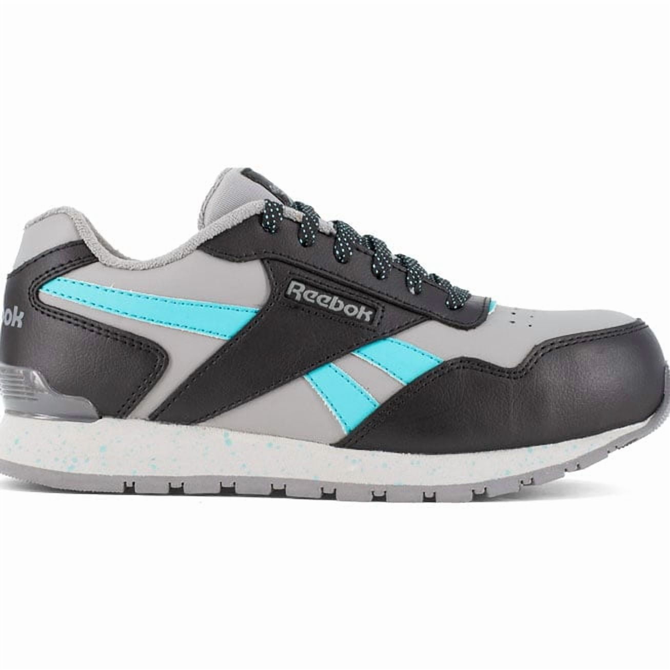 (取寄) リーボック ワーク レディース ハーマン ワーク エー コンプ トゥ Reebok Work women  Harman Work EH Comp Toe Grey/Teal Reebok Work Women's Harman Composite Toe Safety Shoes, Suede