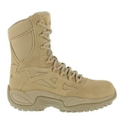 Womens Reebok  Composite Toe 8 Side Zip Stealth Boots Desert Tan 11 2E Wide