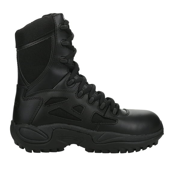 Reebok Women's Stealth 8" Lace-Up Side-Zip Work Boot Composite Toe - RB874 10 EE  US