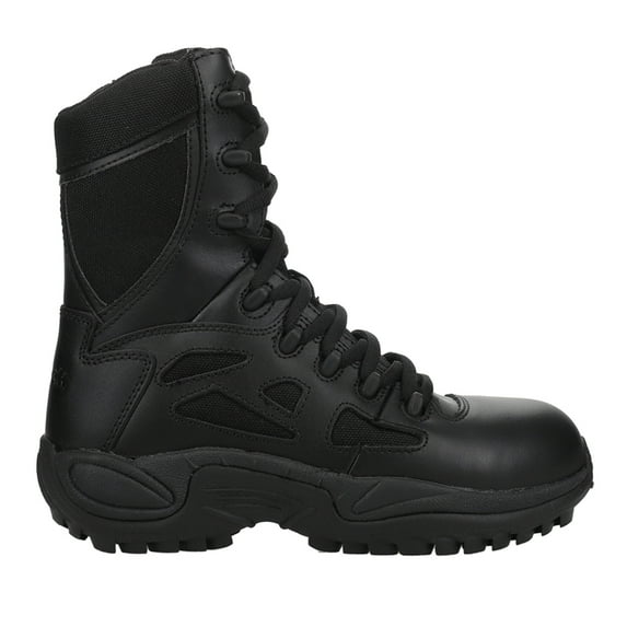 Reebok Women's Stealth 8" Lace-Up Side-Zip Work Boot Composite Toe - RB874 7.5 EE US