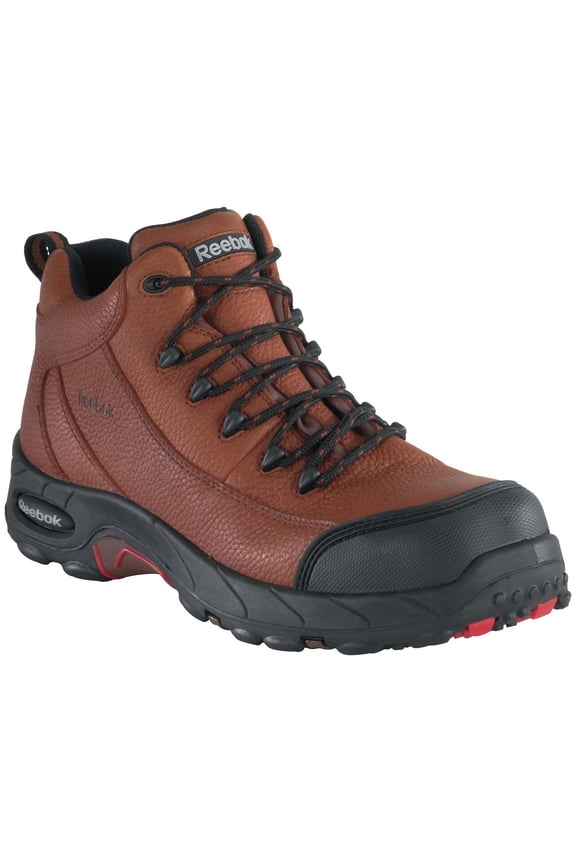 Women's Reebok Composite Toe Waterproof Sport Hiker Boots, Brown 8D (Medium)