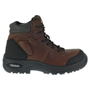 Women's Reebok  6" Composite Safety Toe Sport Boots, Dark Brown 8.5D