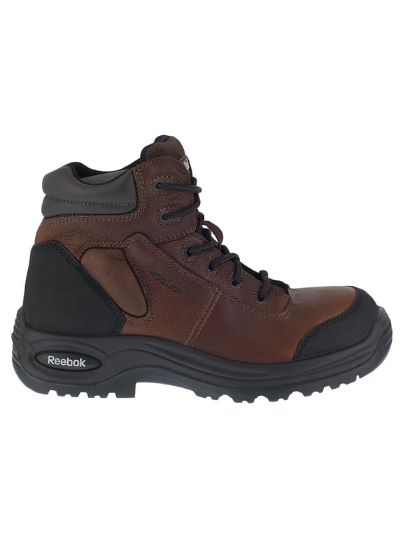 Women's Reebok® 6" Composite Safety Toe Sport Boots, Dark Brown 7.5D